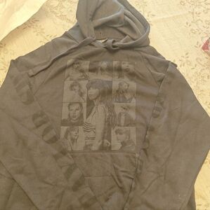 Taylor Swift black charcoal eras hoodie